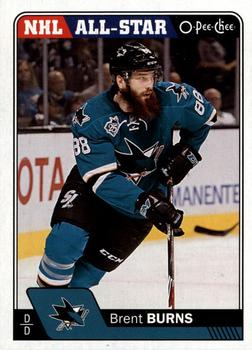 2016-17 O-Pee-Chee #21 Brent Burns Front