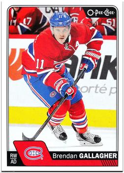 2016-17 O-Pee-Chee #63 Brendan Gallagher Front
