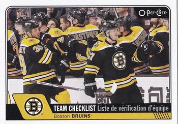 2016-17 O-Pee-Chee #618 Boston Bruins Front