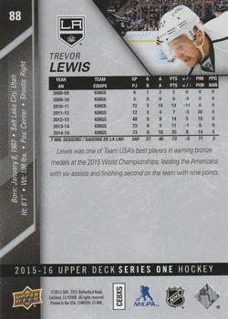2015-16 Upper Deck - Silver Foilboard #88 Trevor Lewis Back