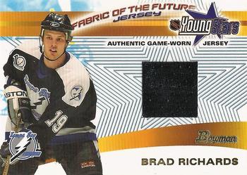 2001-02 Bowman YoungStars - Fabric of the Future Jersey #FFJ-BR Brad Richards Front
