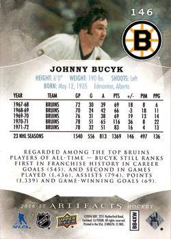 2016-17 Upper Deck Artifacts #146 Johnny Bucyk Back