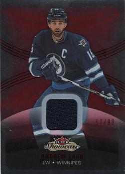 2015-16 Fleer Showcase - Red Glow #22 Andrew Ladd Front