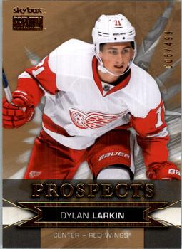 2015-16 Fleer Showcase - SkyBox Premium Prospects #S9 Dylan Larkin Front