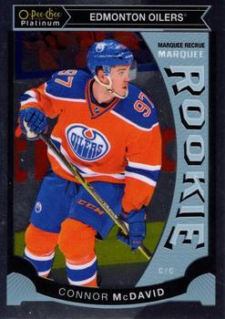 2015-16 O-Pee-Chee Platinum - Marquee Rookies #M1 Connor McDavid Front