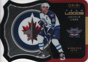 2015-16 O-Pee-Chee Platinum - Team Logo Die Cuts #T-30 Andrew Ladd Front