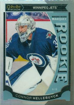2015-16 O-Pee-Chee Platinum - Marquee Rookies Rainbow #M36 Connor Hellebuyck Front