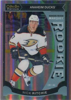 2015-16 O-Pee-Chee Platinum - Marquee Rookies Rainbow #M49 Nick Ritchie Front