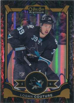 2015-16 O-Pee-Chee Platinum - Black Ice #118 Logan Couture Front