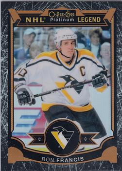 2015-16 O-Pee-Chee Platinum - Black Ice #153 Ron Francis Front