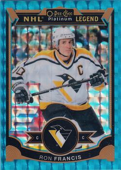 2015-16 O-Pee-Chee Platinum - Blue Cubes #153 Ron Francis Front