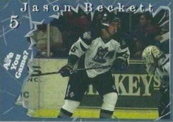 1997-98 Seattle Thunderbirds (WHL) #NNO Jason Beckett Front