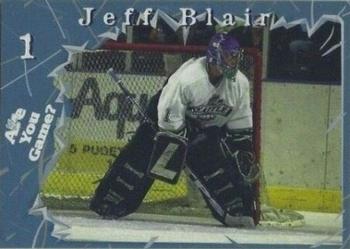 1997-98 Seattle Thunderbirds (WHL) #NNO Jeff Blair Front