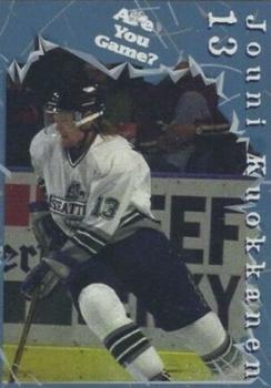 1997-98 Seattle Thunderbirds (WHL) #NNO Jouni Kuokkanen Front