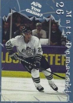 1997-98 Seattle Thunderbirds (WHL) #NNO Matt Demarski Front