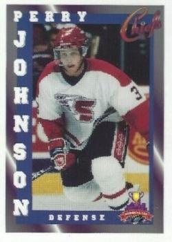 1997-98 Spokane Chiefs (WHL) Memorial Cup #3 Perry Johnson Front