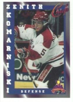 1997-98 Spokane Chiefs (WHL) Memorial Cup #5 Zenith Komarniski Front