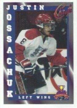 1997-98 Spokane Chiefs (WHL) Memorial Cup #6 Justin Ossachuk Front