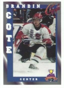 1997-98 Spokane Chiefs (WHL) Memorial Cup #8 Brandin Cote Front