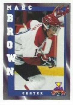 1997-98 Spokane Chiefs (WHL) Memorial Cup #13 Marc Brown Front