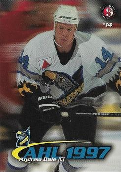1997-98 SplitSecond Springsfield Falcons (AHL) #NNO Andrew Dale Front