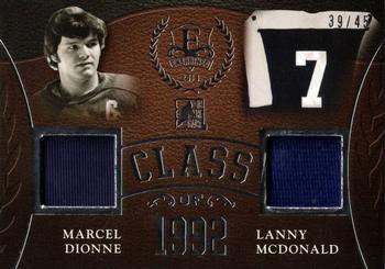 2015-16 Leaf In The Game Enshrined - Class Of #CO-17 Marcel Dionne / Lanny McDonald Front