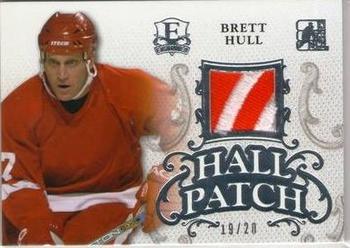 2015-16 Leaf In The Game Enshrined - Hall Patch Silver #HP-04 Brett Hull Front