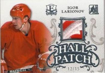 2015-16 Leaf In The Game Enshrined - Hall Patch Silver #HP-17 Igor Larionov Front