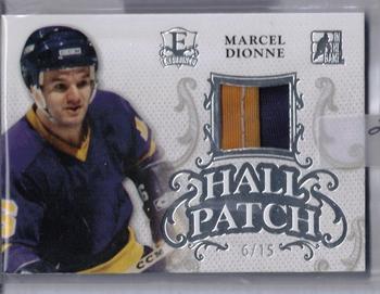 2015-16 Leaf In The Game Enshrined - Hall Patch Silver #HP-20 Marcel Dionne Front