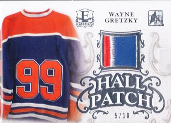 2015-16 Leaf In The Game Enshrined - Hall Patch Silver #HP-37 Wayne Gretzky Front