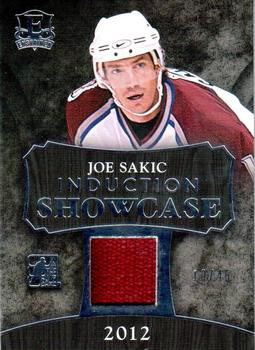 2015-16 Leaf In The Game Enshrined - Induction Showcase Silver #IS-33 Joe Sakic Front
