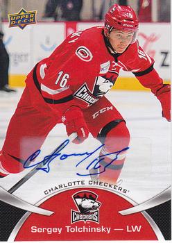 2015-16 Upper Deck AHL - Autographs #123 Sergey Tolchinsky Front