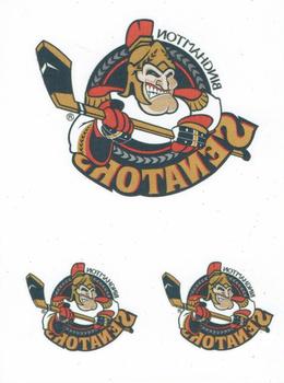 2015-16 Upper Deck AHL - Team Logo Tattoos #3 Binghamton Senators Front