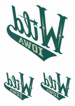 2015-16 Upper Deck AHL - Team Logo Tattoos #10 Iowa Wild Front