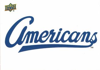 2015-16 Upper Deck AHL - Wordmark Logo Stickers #18 Rochester Americans Front