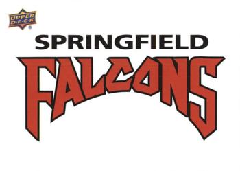 2015-16 Upper Deck AHL - Wordmark Logo Stickers #23 Springfield Falcons Front