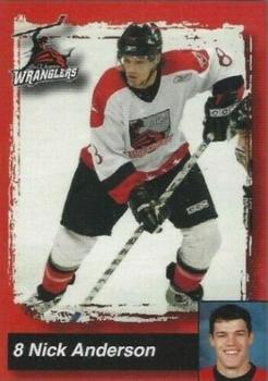 2005-06 Las Vegas Wranglers (ECHL) #2 Nick Anderson Front