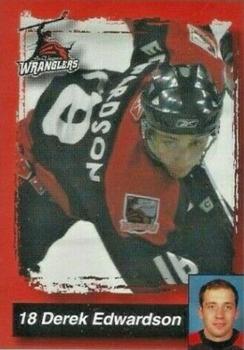 2005-06 Las Vegas Wranglers (ECHL) #7 Derek Edwardson Front