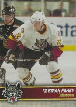 2006-07 Chase Chicago Wolves (AHL) #9 Brian Fahey Front