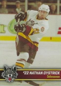 2006-07 Chase Chicago Wolves (AHL) #17 Nathan Oystrick Front