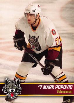 2006-07 Chase Chicago Wolves (AHL) #18 Mark Popovic Front