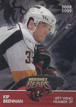 2008-09 Hershey Bears (AHL) #8 Kip Brennan Front