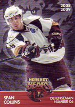 2008-09 Hershey Bears (AHL) #9 Sean Collins Front