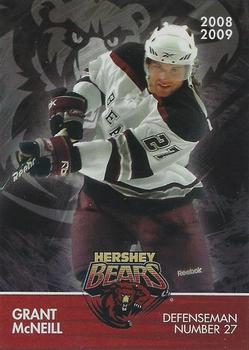 2008-09 Hershey Bears (AHL) #18 Grant McNeill Front