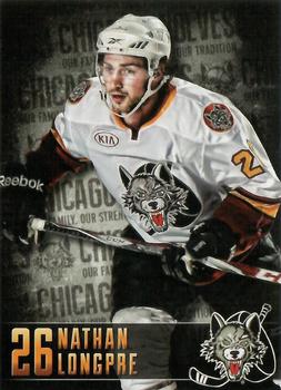 2014-15 Vienna Beef Chicago Wolves (AHL) #17 Nathan Longpre Front