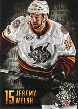 2014-15 Vienna Beef Chicago Wolves (AHL) #25 Jeremy Welsh Front