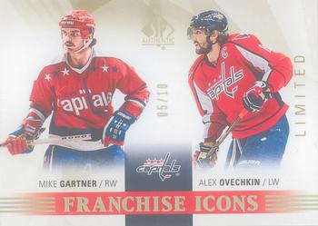 2015-16 SP Authentic - Limited #189 Mike Gartner / Alex Ovechkin Front