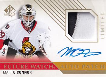 2015-16 SP Authentic - Limited Auto Patches #255 Matt O'Connor Front