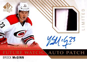 2015-16 SP Authentic - Limited Auto Patches #267 Brock McGinn Front