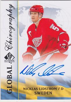 2015-16 SP Authentic - Global Chirography #SWE-NL Nicklas Lidstrom Front